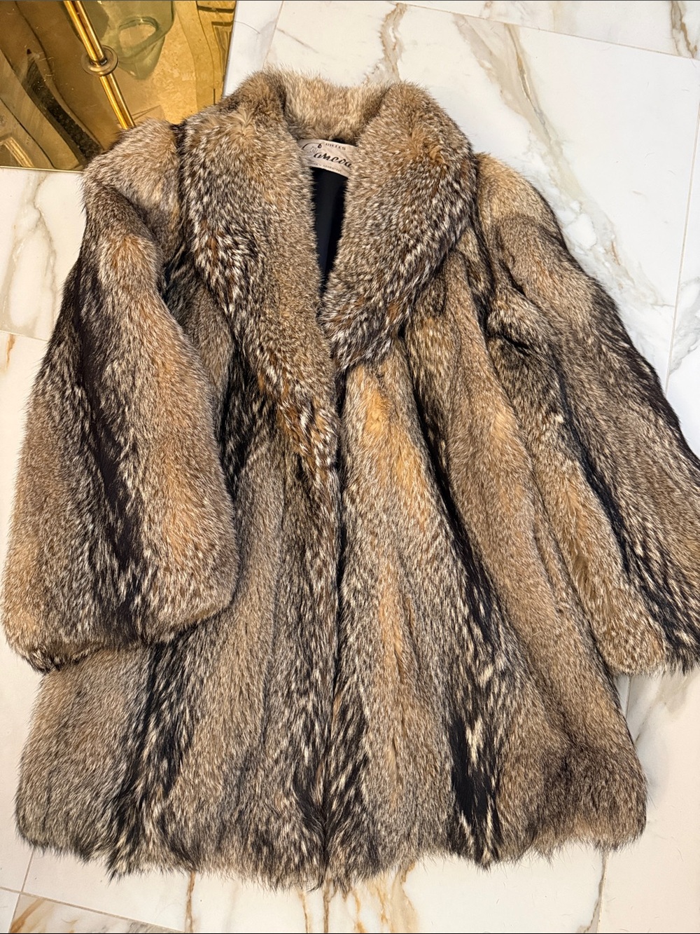 Patagonian Fox fur coat
